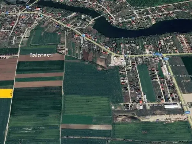 Teren Balotesti 1 Ha Rezidential  43 m la strada Fantanii img 2
