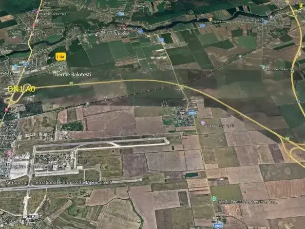 Teren Balotesti complex Therme 1Ha Rezidential  img 3