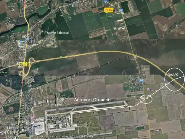 Vanzare teren 16700 mp Balotesti la str Lunii cu str Amurgului img 7