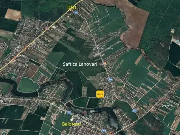 Teren Balotesti Saftica 1250 mp str Lacului utilitati img 3