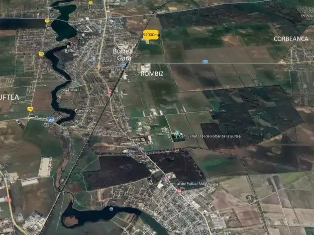 Vanzare teren  52000 mp Buftea Gara industrial cu acces la noua Centura a orasului img 5