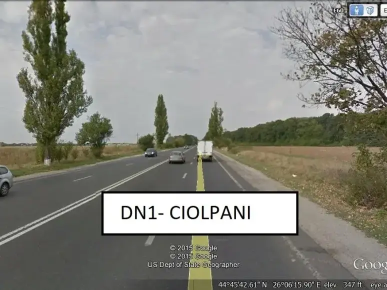 Teren la DN1 Ciolpani Snagov 36 Ha zona Mixta latura mare Rau Ialomita img 2