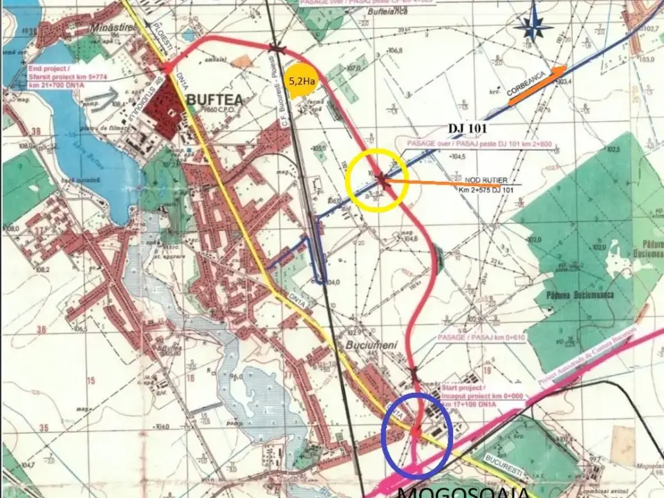 Loturi casa 720 mp Corbeanca la sosea cu toate utilitatile img 6