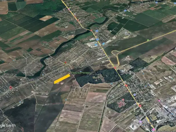 Teren Corbeanca Petresti 26700 mp acces la str Codrului si str Spiralei img 2