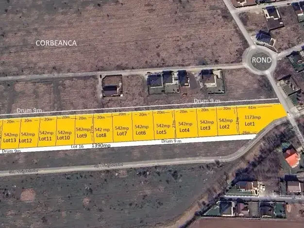 Teren Corbeanca  lot 1173 mp str Privighetorilor vedere Padure img 5