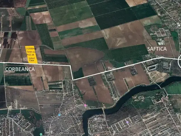 Teren la sosea Corbeanca Saftica 21500 mp PUZ 34 Loturi dezmembrate img 7