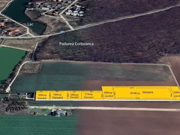Teren loturi casa Corbeanca zona Lac Paradisul Verde 760 mp img 4