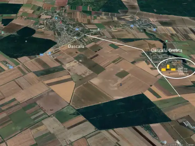 Vanzare teren Dascalu Creata 2500 mp intravilan str Hateg  img 3
