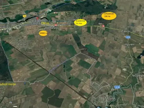 Teren Crevedia Dambovita acces de 37 m la 2 strazi intravilan img 2