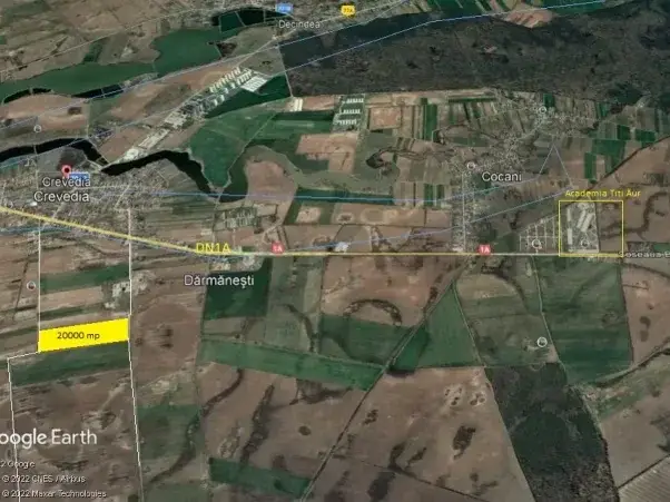Teren Crevedia Dambovita acces de 37 m la 2 strazi intravilan img 5