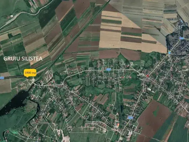 Teren la Drumul Judetean Gruiu Silistea Snagov 1900 mp intravilan img 3