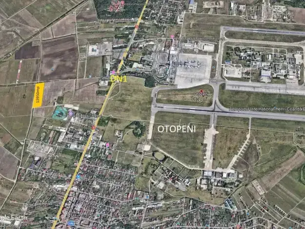 Teren Otopeni str Marin Preda 13950 mp la sosea utilitati zona mixta img 2