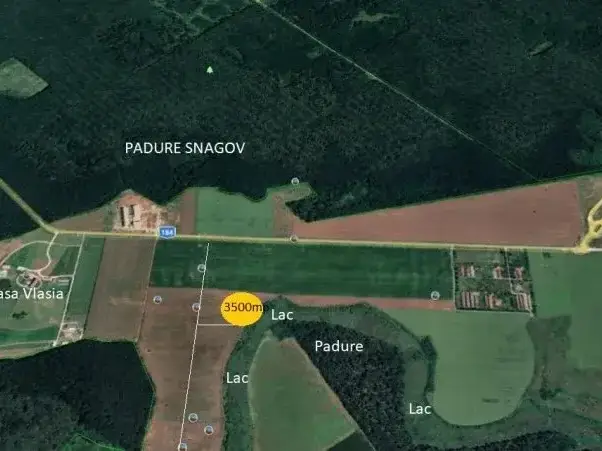 Teren Snagov 3500 mp Lac langa comlex Casa Vlasia Nod A3 img 3