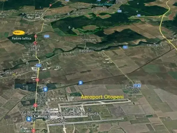 Teren Saftica apropiere DN1 cu vedere Lac si Padure 23390 mp img 2