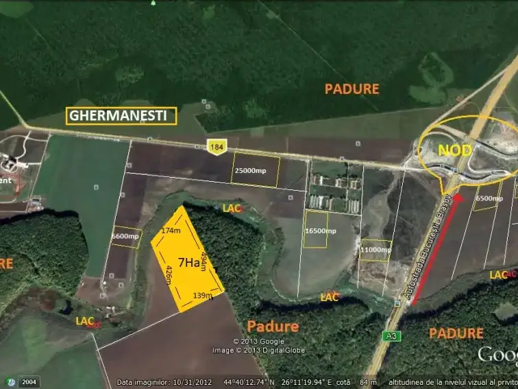 Teren 7 Ha Snagov latura mare Padure si Lac img 8