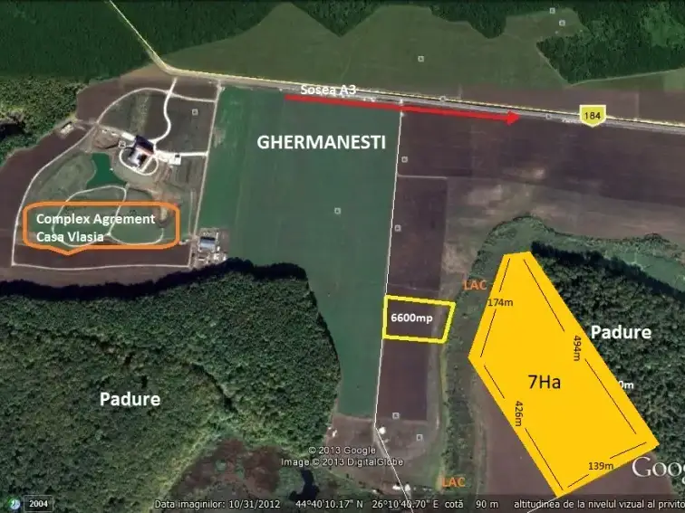 Teren 7 Ha Snagov latura mare Padure si Lac img 6