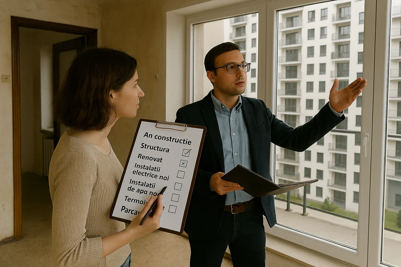 Vizionare Apartament? Checklist Complet: Vechi vs. Nou